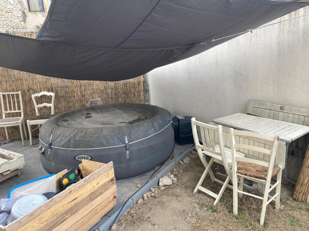 chambre privée dans maison drômoise - jacuzzi - viarhona - autoroute Châteauneuf-du-Rhône Esterno foto